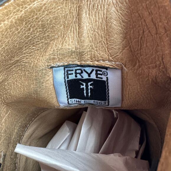 Frye Boots Melissa Trapunto Black Riding Equestrian Leather Pull On Size 7.5 B - Picture 13 of 13